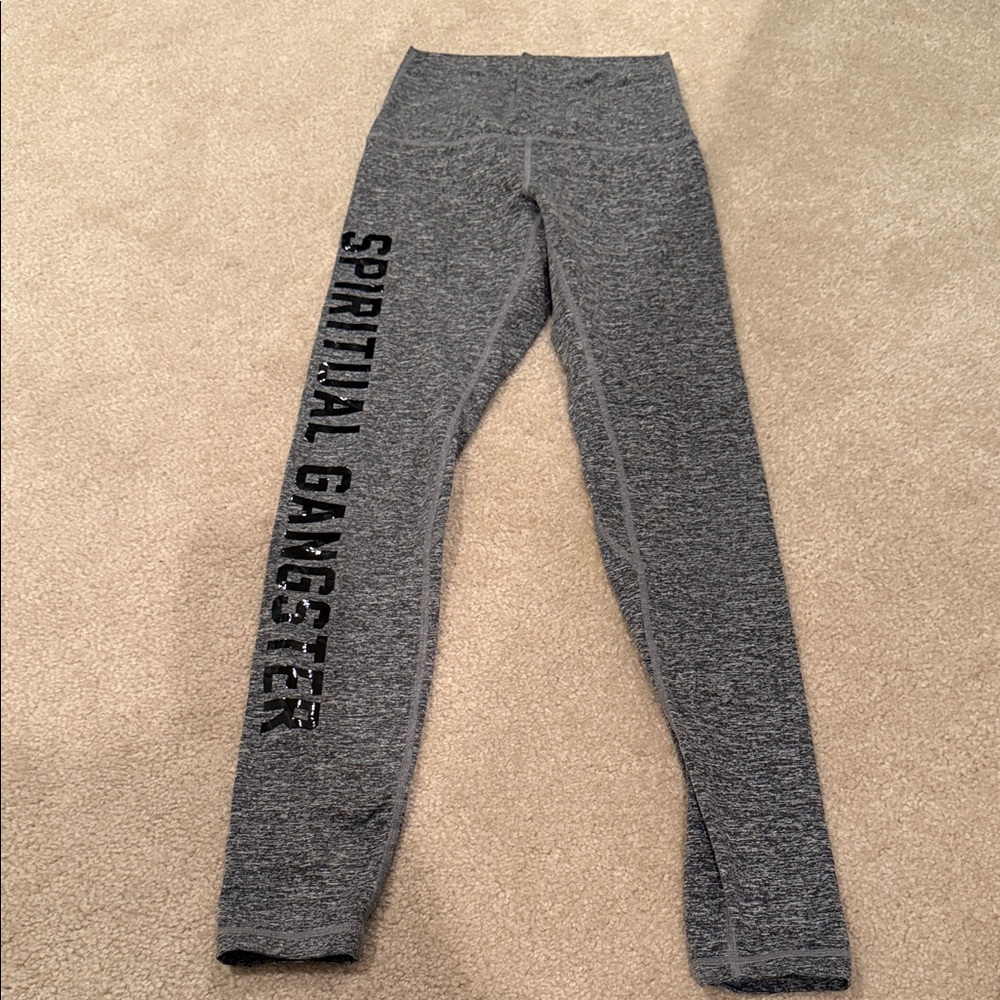 Spiritual Gangster Charcoal Heather Leggings